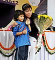 Mary Kom with young sportsperson