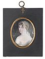 Mary Matilda Betham, Sara Coleridge (Mrs. Samuel Taylor), Portrait miniature,1809