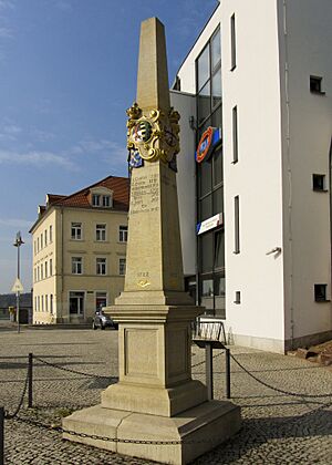 Meissen Postmeilensaeule