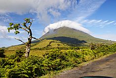 Montanha do Pico, aspectos 5 ilha do Pico, Açores, Portugal