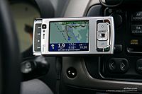 Nokia N95 running TomTom Navigator