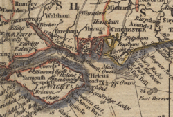 Owers sandbanks map 1780