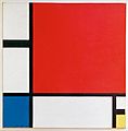 Piet Mondriaan, 1930 - Mondrian Composition II in Red, Blue, and Yellow