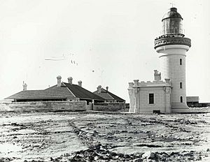 Point Perpendicular Lighthouse and Keeper's quarters c1899