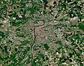 Prague by Sentinel-2, 2020-05-18