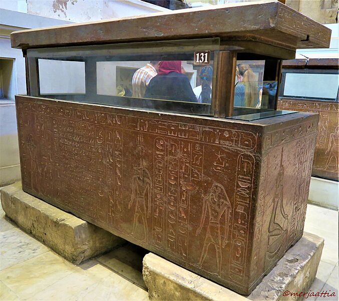 Quartz sarcophagus of Queen Hatshepsut