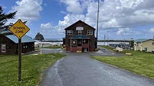 Quileute Tribal School, La Push, WA Old Coast Guard Building