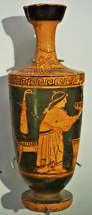 RD Milns Antiquities Museum - Joy of Museums - Lekythos with Woman
