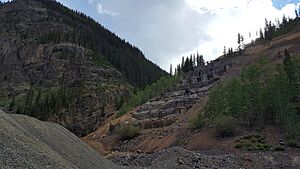 Remains of the Sunnyside Mill at the Ghost Town of Eureka, Colorado