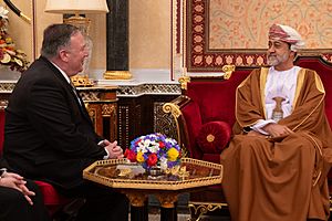 Secretary Pompeo Meets with the Sultan of Oman Haitham bin Tariq Al Said (49565463757)