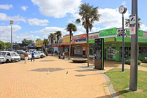 Shops in Northcote Town Centre, 2016
