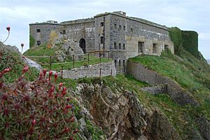 St Catherine's Fort Front, Tenby From On The Island.jpg