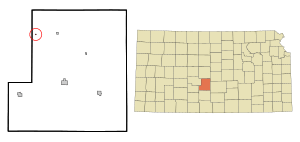 Location within Stafford County and Kansas