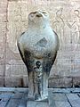 Statue of Horus in Edfu Temple