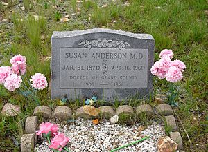 Susan Anderson, Mount Pisgah Cemetery