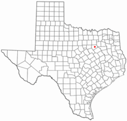 Location of Garrett, Texas