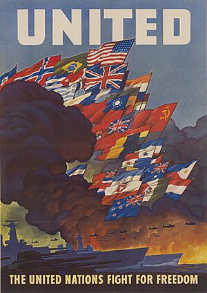 United Nations "Fight For Freedom" poster