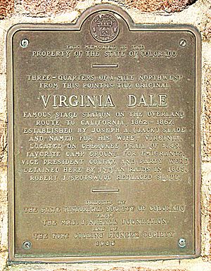 Virginia Dale bronze plaque 2