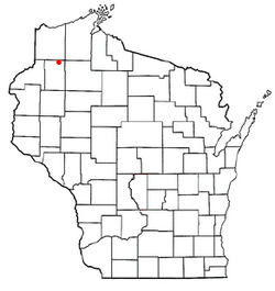 Location of Frog Creek, Wisconsin