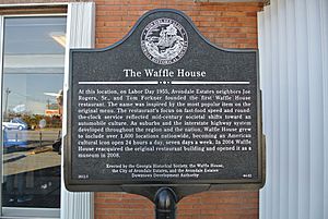 Waffle House History Plaque