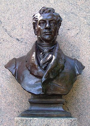 Washington Irving Memorial Irvington Washington Irving bust