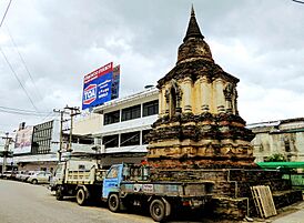 Wat Pa Tan temple ruin in Chiang Mai, Thailand