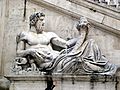 0142 - Roma - Piazza del Campidoglio - Statua del Tevere - Foto Giovanni Dall'Orto, 7-Apr-2008