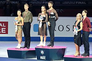 2019–2020 Grand Prix of Figure Skating Final Ice dancing medal ceremonies 2019 12 08 2675