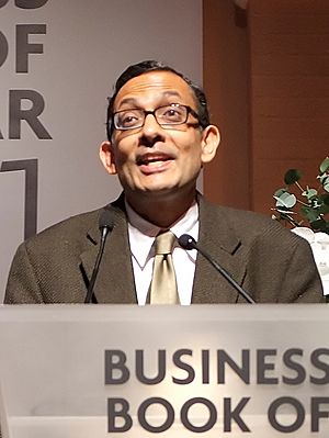 Abhijit Banerjee FT Goldman Sachs Business Book of the Year Award 2011 (cropped).jpg