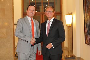Ambassador RichardGrenell met today with Berlin Governing Mayor Michael Müller (29276899927)