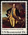 American Bicentennial Washington at Princeton 13c 1977 issue U.S. stamp.jpg