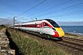 An LNER Azuma train on the East Coast Railway Line, geograph 6275180 by Walter Baxter