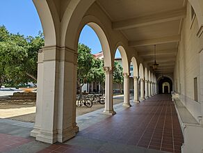 Arcade along Bixby Plaza at Pomona College