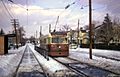 Ardmore route tram, December 1966