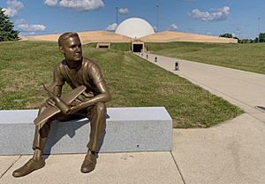 Armstrong Boyhood Statue with Museum.jpg
