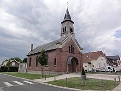 Autreville (Aisne) église Saint-Rémi