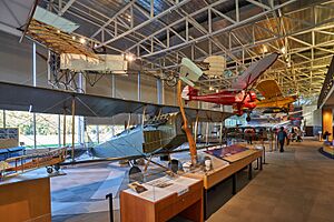 Aviation museum inside College Park MD