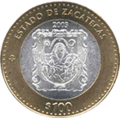 Banco de México C $100 reverse (ESTADOS)