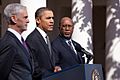 Barack Obama with John Bryson and Ron Kirk