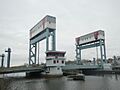 Belleville Turnpike lift bridge SW cloudy jeh