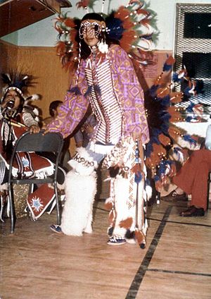 Blackfoot dancer, Alberta 1973