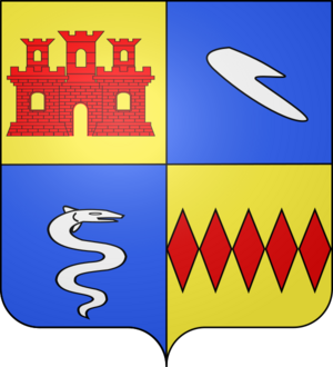 Blason ville fr Chaillé-les-Marais (Vendée)