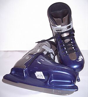 Blue skates