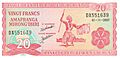 Burundi 20 Franc Obverse