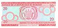 Burundi 20 Franc Reverse