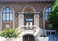Cahuenga Branch Library (Closeup of Entrance), Los Angeles