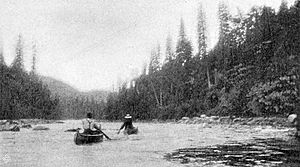 Canoeing on the Michipicoten River (1897)