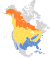 Chroicocephalus philadelphia map
