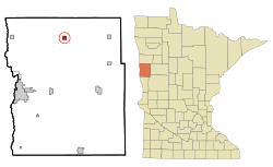 Location of Felton, Minnesota