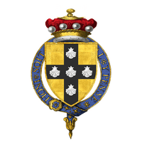 Coat of Arms of Sir Jean III de Grailly, Captal de Buch, KG